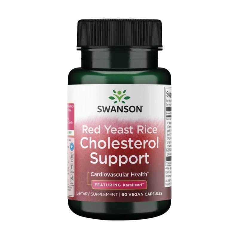 Červená fermentovaná rýže Swanson, Cholesterol Support (60 kapslí)
