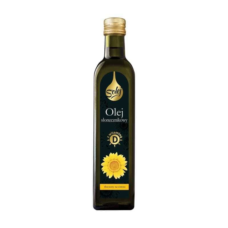 Slunečnicový olej s vitamínem D, za studena lisovaný Oleofarm (250 ml)