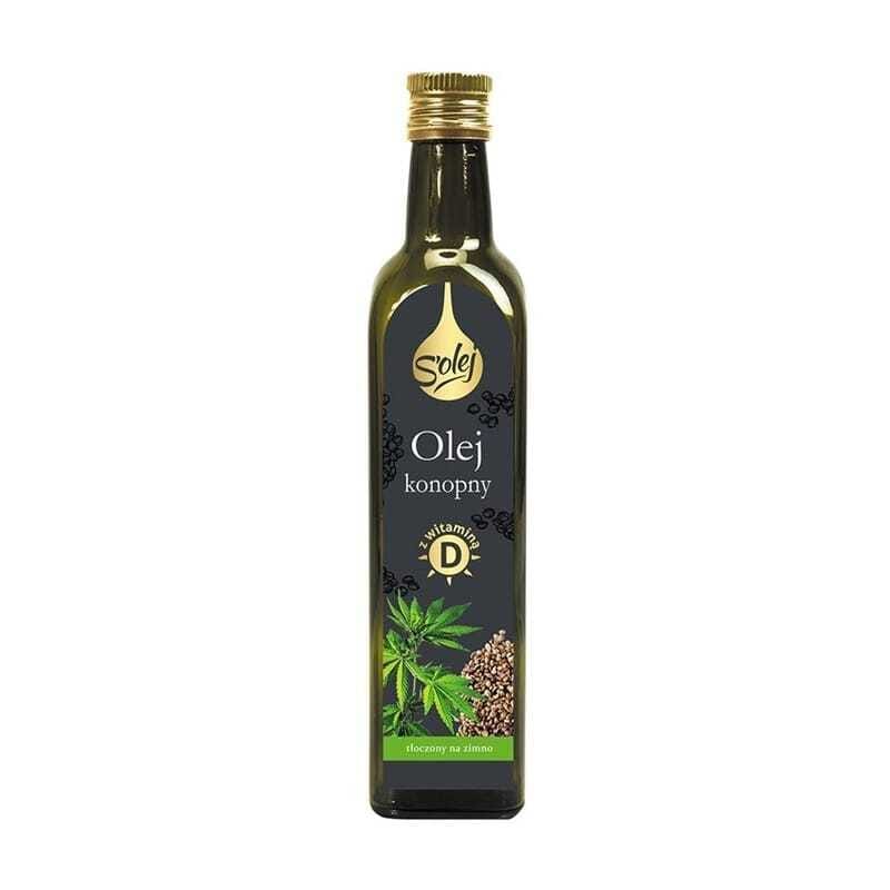 Konopný olej s vitamínem D, lisovaný za studena Oleofarm (250 ml)