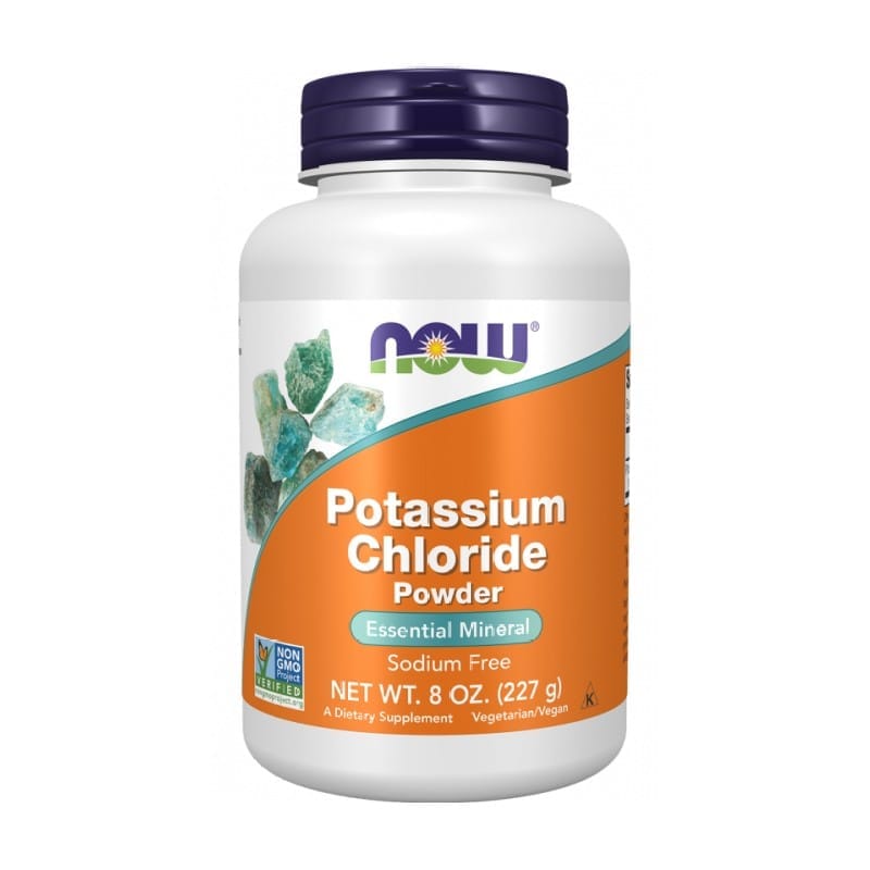 Chlorid draselný v prášku NOW (227 g)