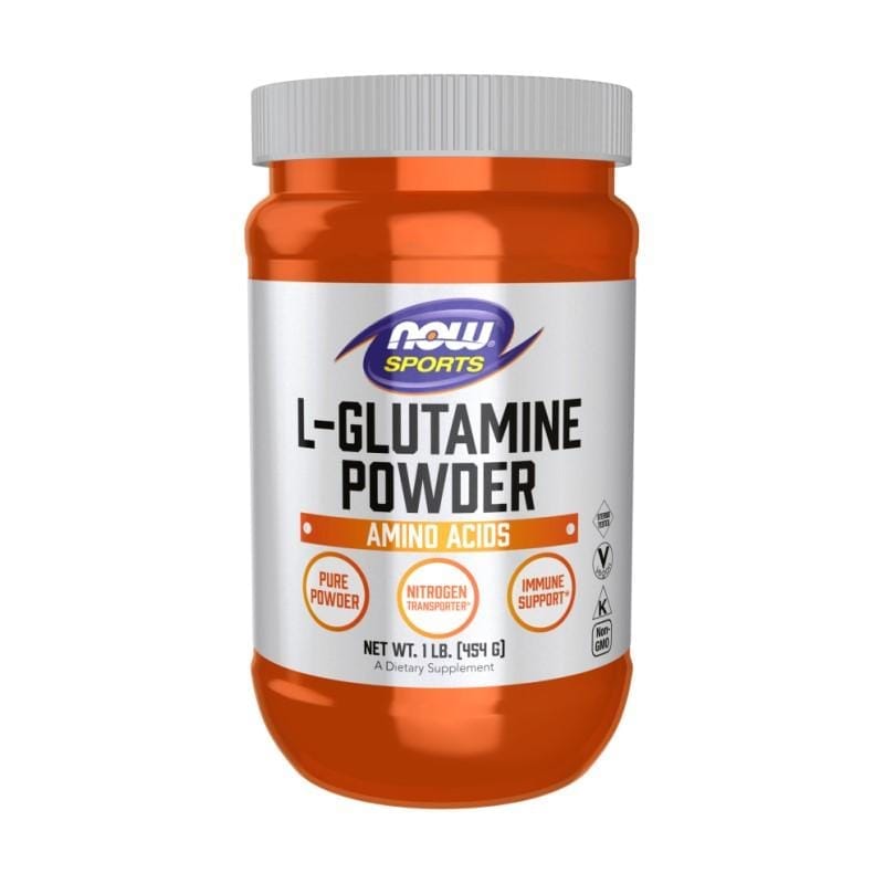 L-Glutamin v prášku NOW (454 g)