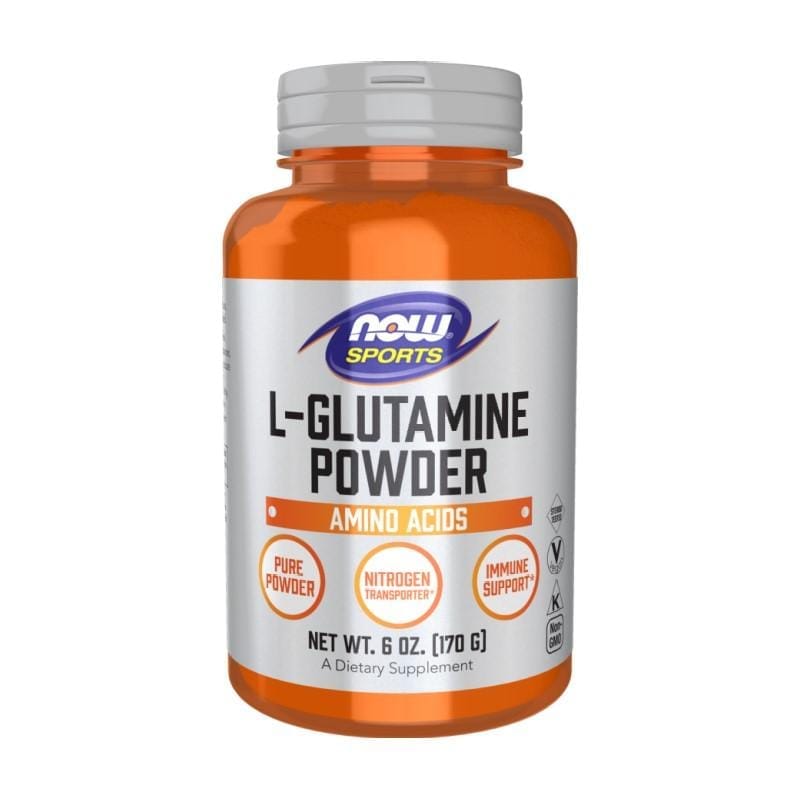 L-glutamin v prášku NOW (170 g)