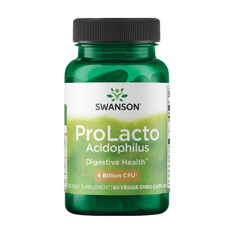 ProLacto Acidophilus – 4 mld. CFU Swanson (60 kapslí)