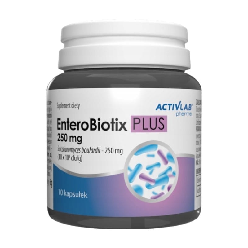Saccharomyces boulardii EnteroBiotix Activlab, 250 mg (10 kapslí)