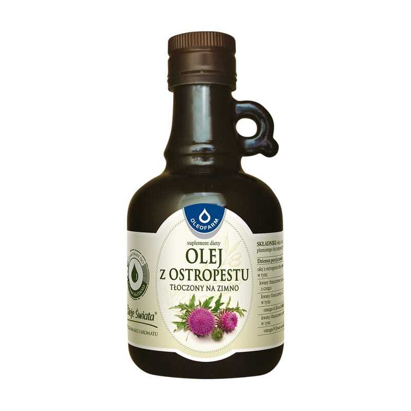 Olej z ostropestřce mariánského, lisovaný za studena Oleofarm (250 ml)
