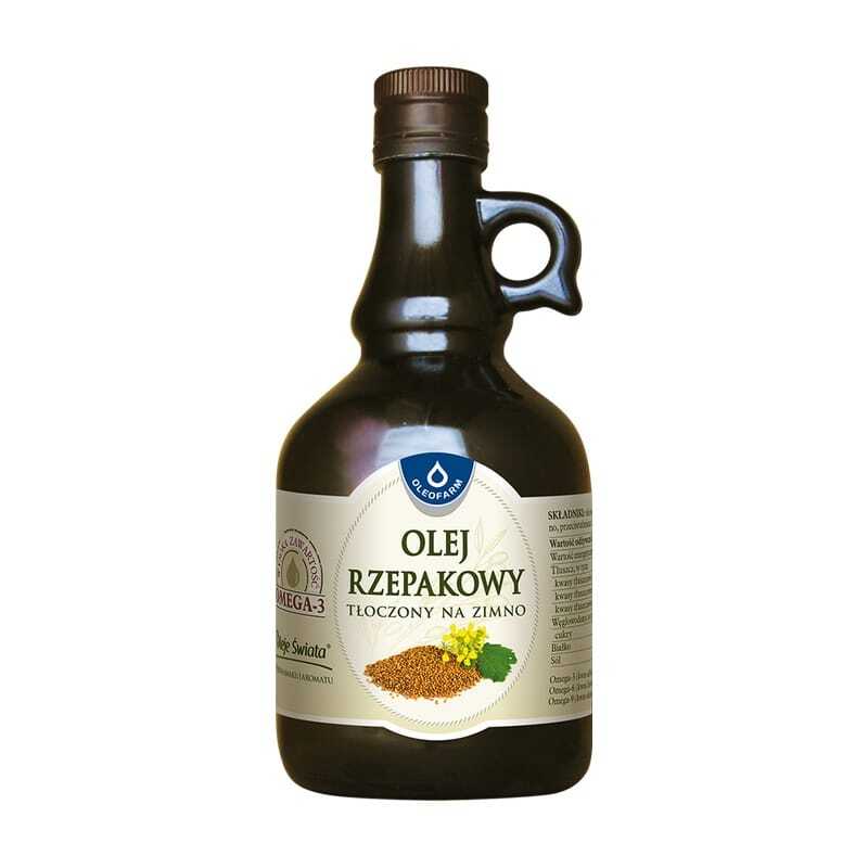 Řepkový olej, lisovaný za studena Oleofarm (500 ml)