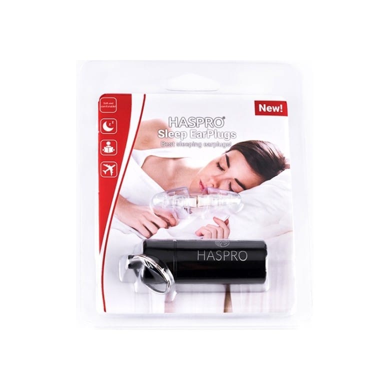 Špunty do uší na spaní – silikonové Sleep Haspro (1 pár)