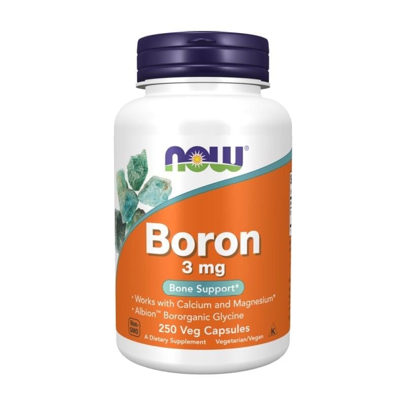 Bor NOW, 3 mg (100 kapslí)