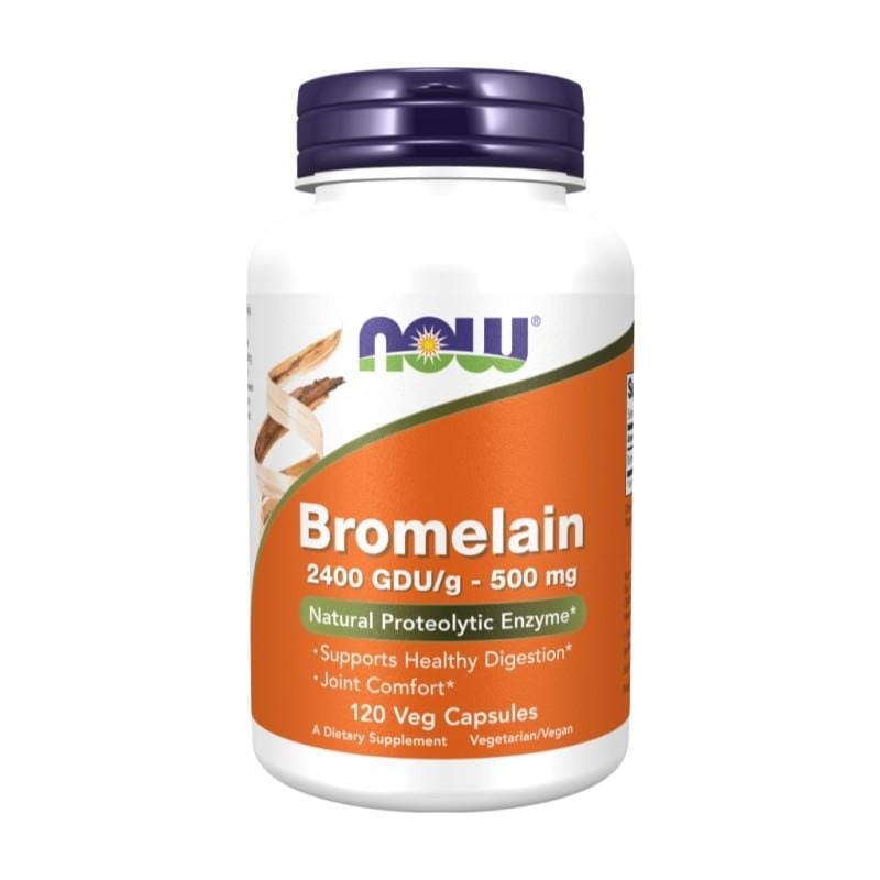 Bromelain NOW, 500 mg (120 kapslí)