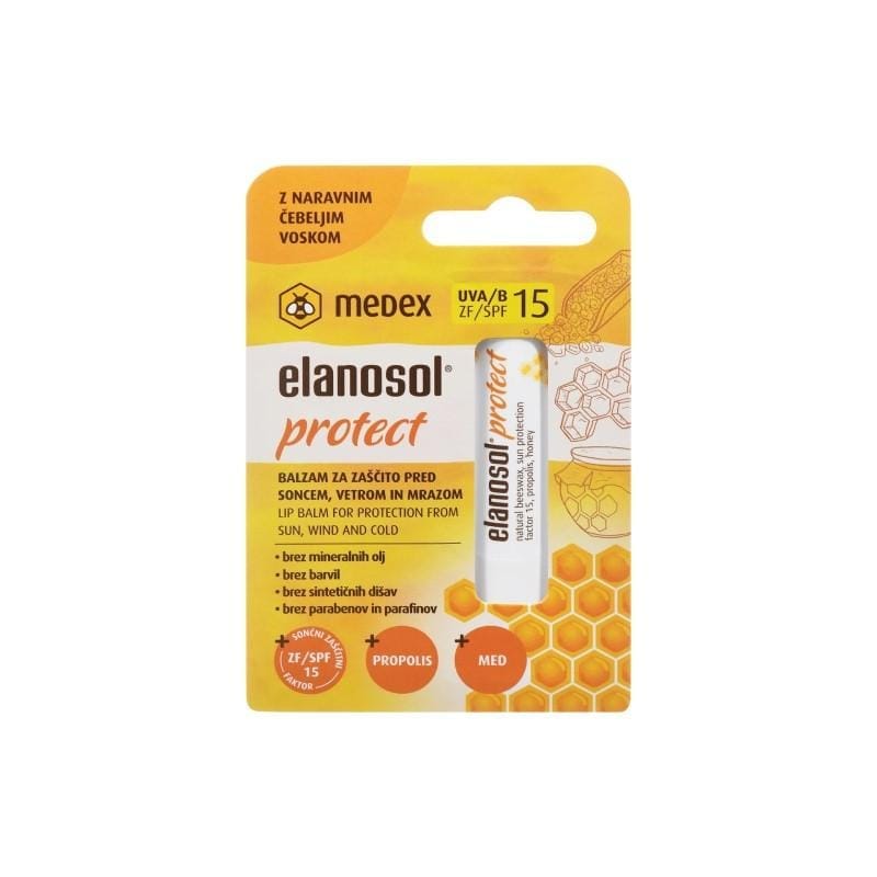 Balzám na rty Elanosol Protect s SPF15 Medex (4,5 g)