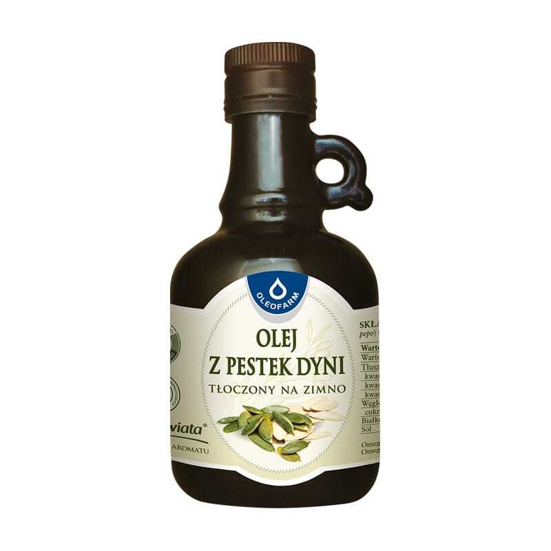 Dýňový olej lisovaný za studena Oleofarm (250 ml)