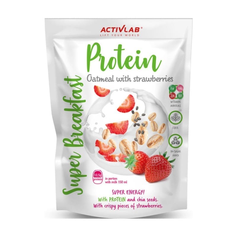 Ovesná kaše s jahodami Super Protein Activlab (300 g)