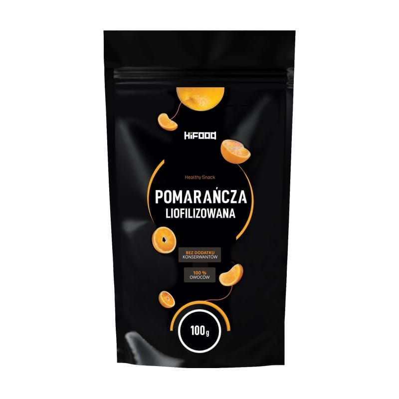 Pomeranče v prášku – lyofilizované HiFOOD (100 g)
