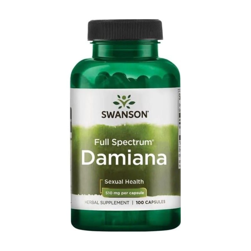 Full Spectrum Damiana Swanson, 510 mg (100 kapslí)