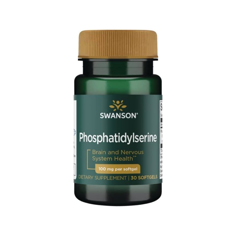 Fosfatidylserin Swanson, 100 mg (30 měkkých kapslí)