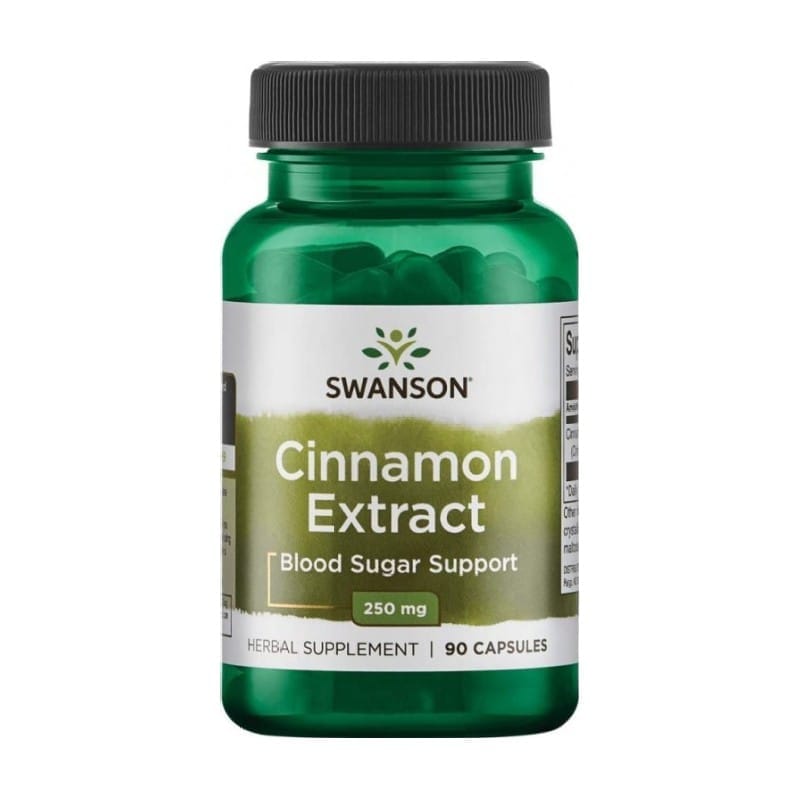 Extrakt ze skořice Swanson, 250 mg (90 kapslí)