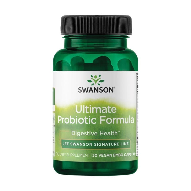 Ultimátní probiotická formule s FOS Swanson (30 kapslí)