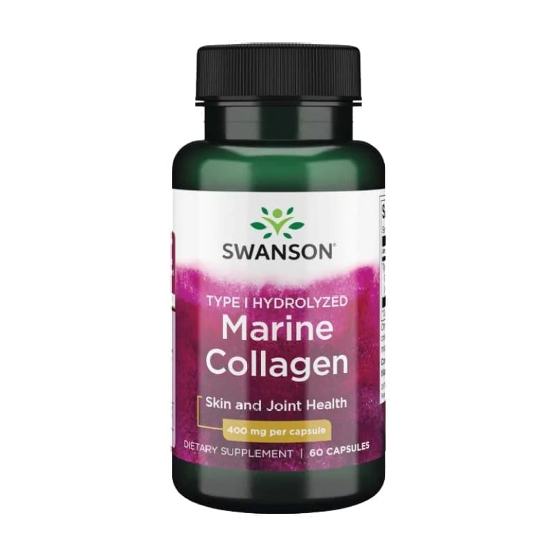 Hydrolyzované mořské kolagenové peptidy Swanson, 400 mg (60 kapslí)