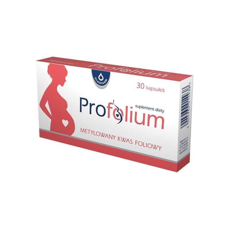 Aktivní kyselina listová Oleofarm, 400 µg (30 kapslí)