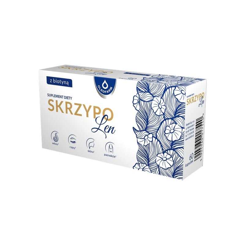Přeslička rolní s biotinem a zinkem Oleofarm (60 kapslí)