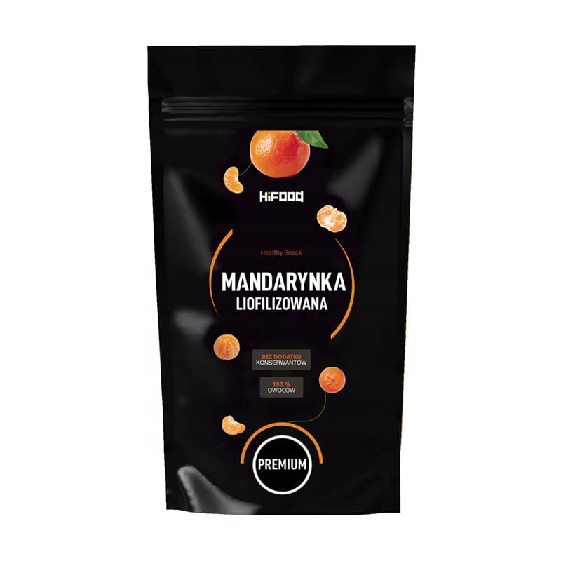 Mandarinky v kouscích – lyofilizované HiFOOD (100 g)