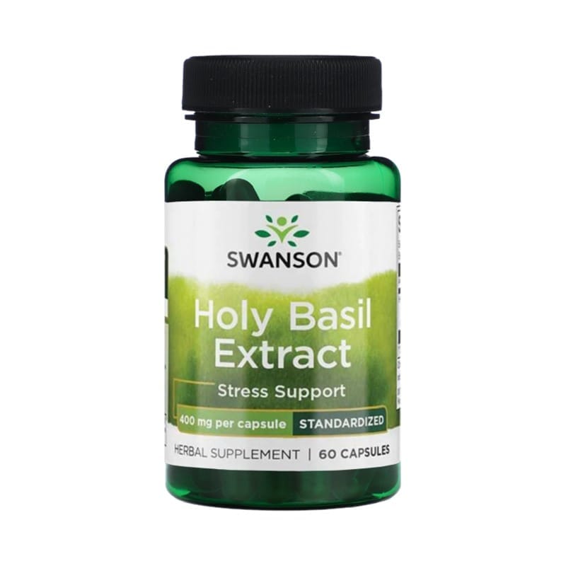 Extrakt z bazalky, 400 mg, Swanson (60 kapslí)