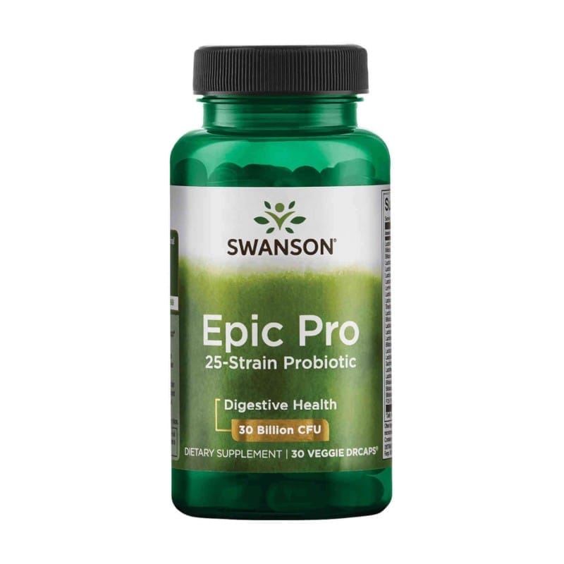 Epic Pro – Probiotikum s 25 kmeny Swanson, 30 miliard CFU (30 kapslí)