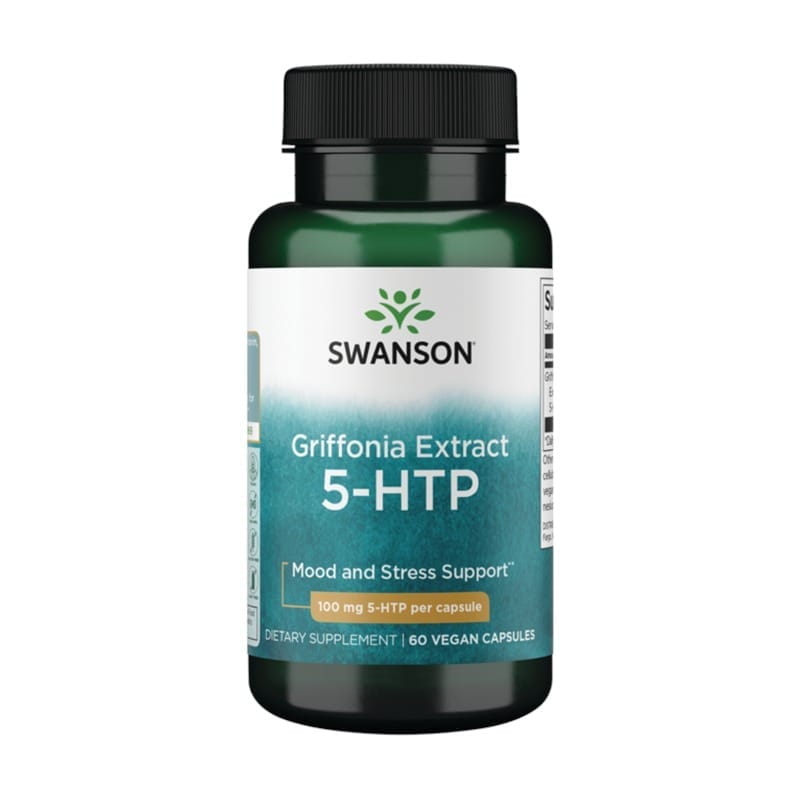 5-HTP z grifonie Swanson, 100 mg (60 kapslí)