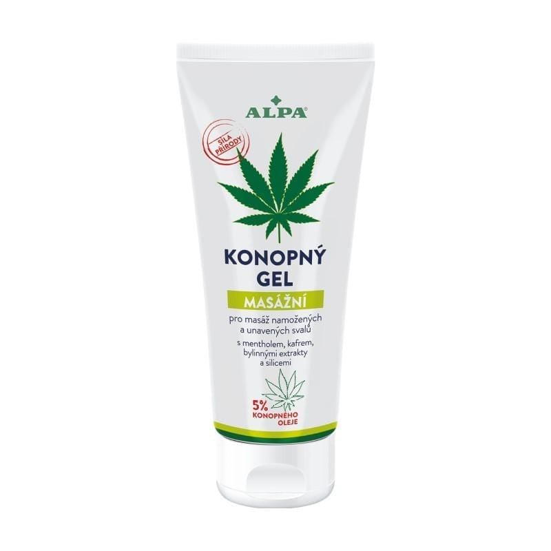 Masážní gel s konopím Alpa (100 ml)