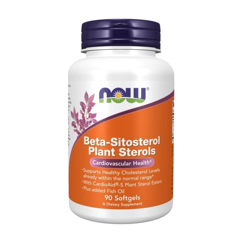 Beta-sitosterol rostlinné steroly NOW (90 měkkých kapslí)