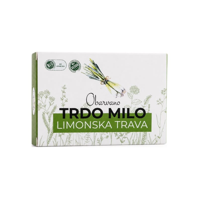 Bio tuhé mýdlo s citronovou trávou Cvetka (100 g)