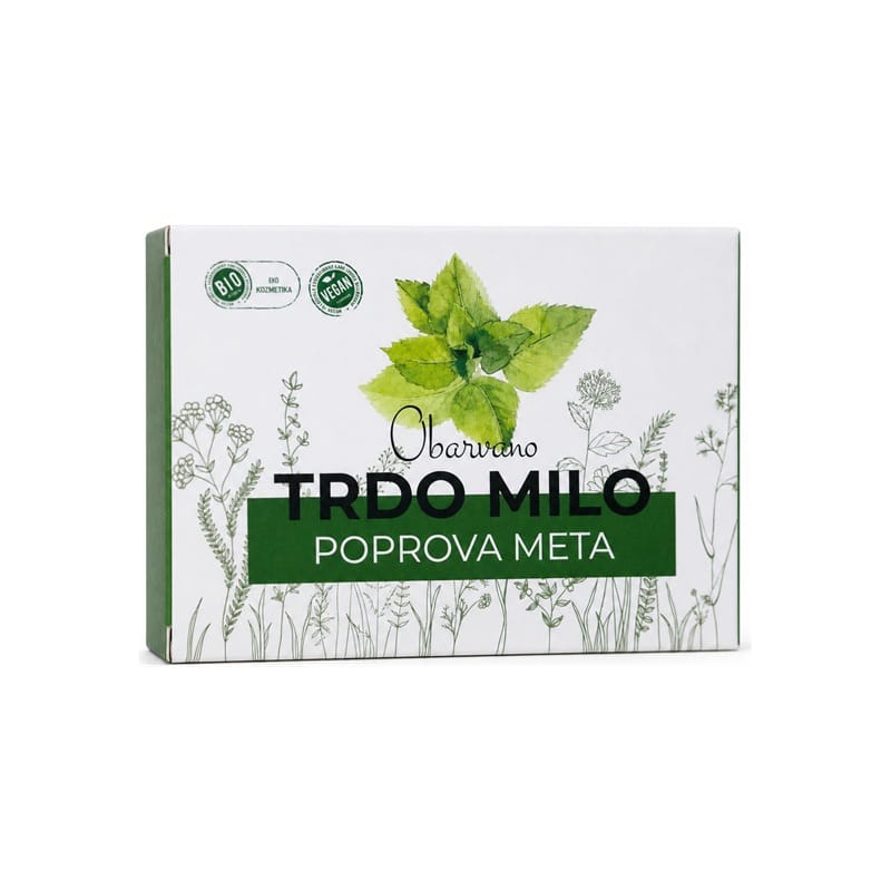 Bio tuhé mýdlo s mátou Cvetka (100 g)