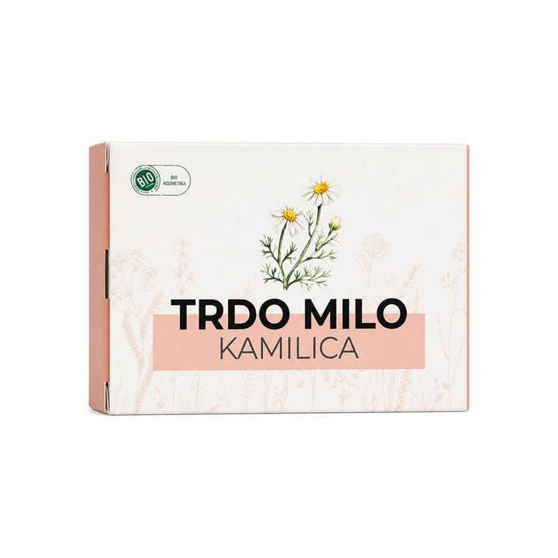 Bio tuhé mýdlo s heřmánkem a kozím mlékem Cvetka (100 g)