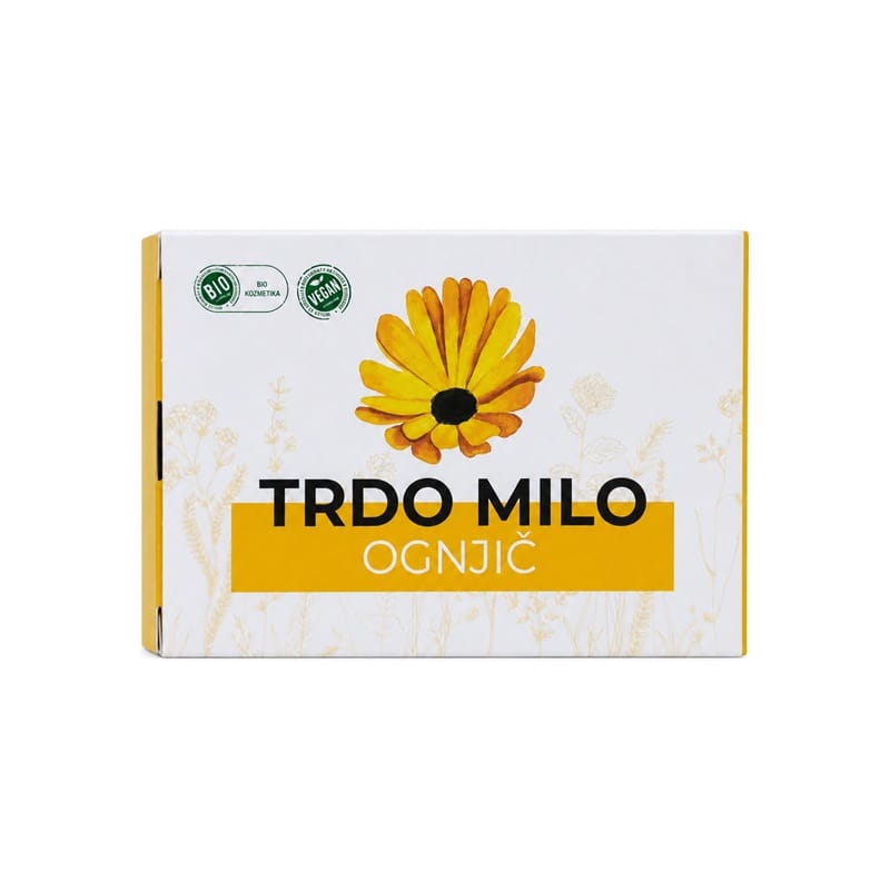 Bio tuhé mýdlo s měsíčkem Cvetka (100 g)