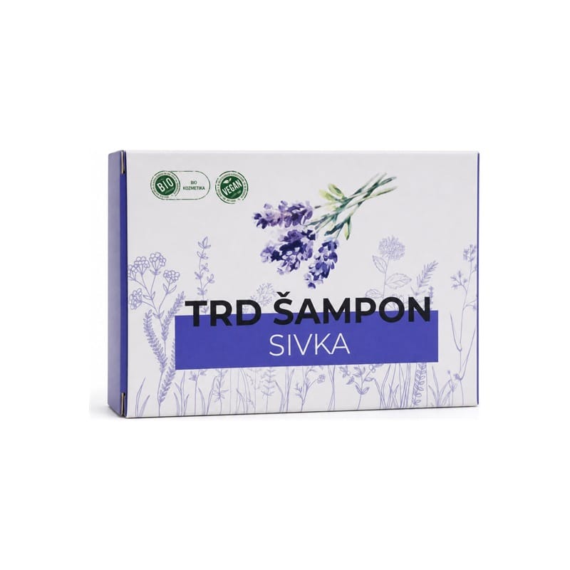 Bio tuhý šampon s levandulí Cvetka (100 g)