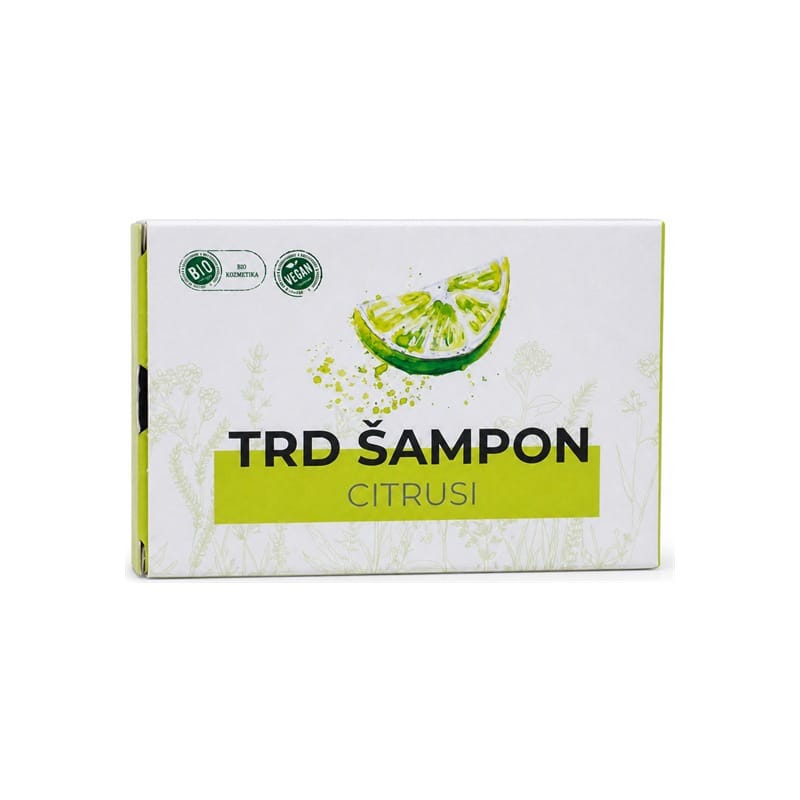 Bio tuhý šampon s citrusy Cvetka (100 g)