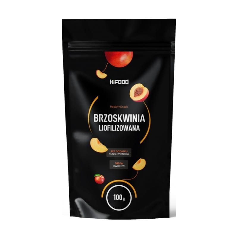 Broskve – lyofilizované HiFOOD (100 g)