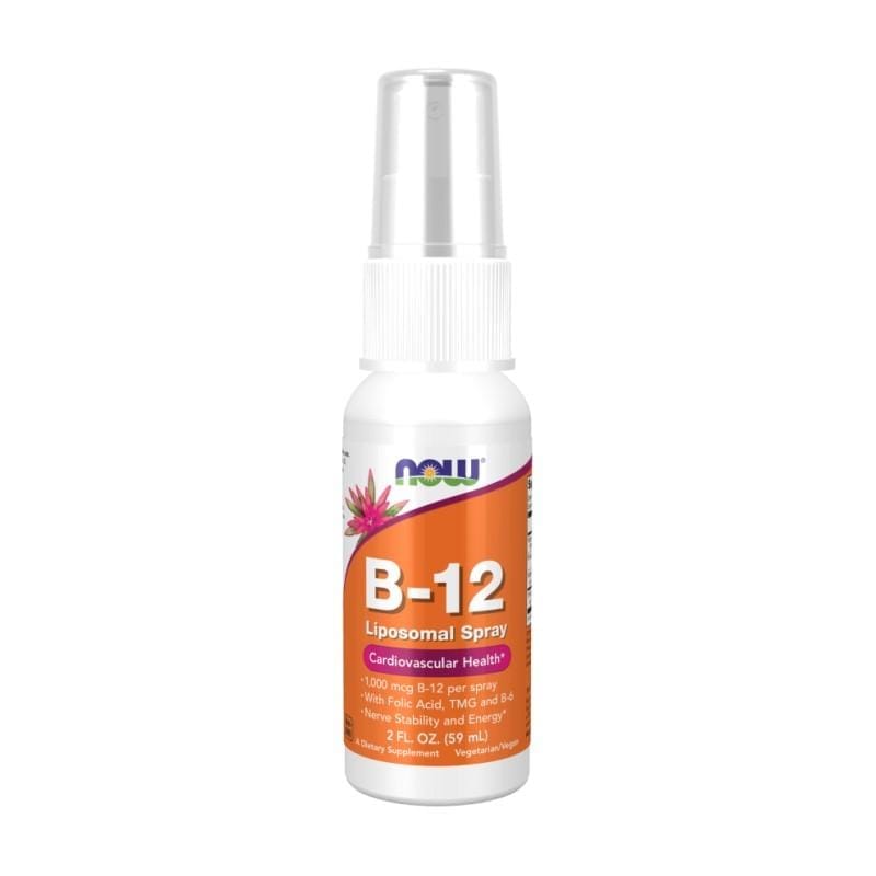 Liposomální sprej s vitaminem B-12 NOW (59 ml)