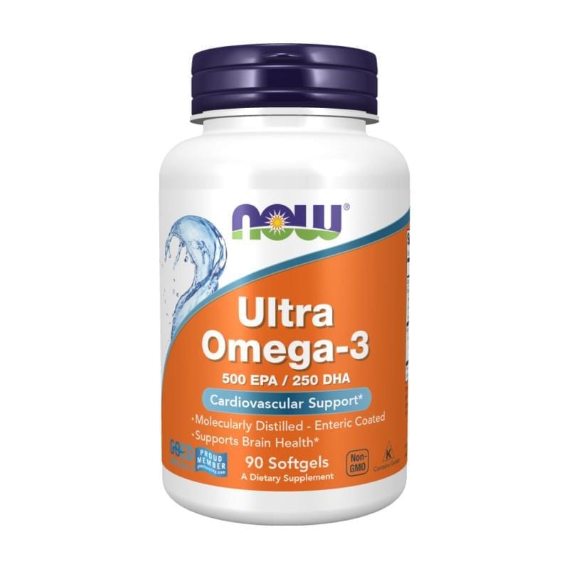 Omega 3 Ultra NOW, 1000 mg (90 měkkých kapslí)