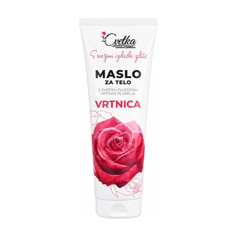 Tělové máslo Růže Cvetka (125 ml)