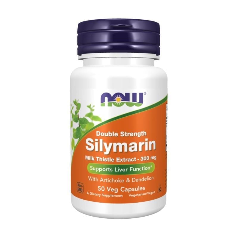 Extrakt z ostropestřce mariánského – dvojitá síla NOW, 300 mg (50 kapslí)