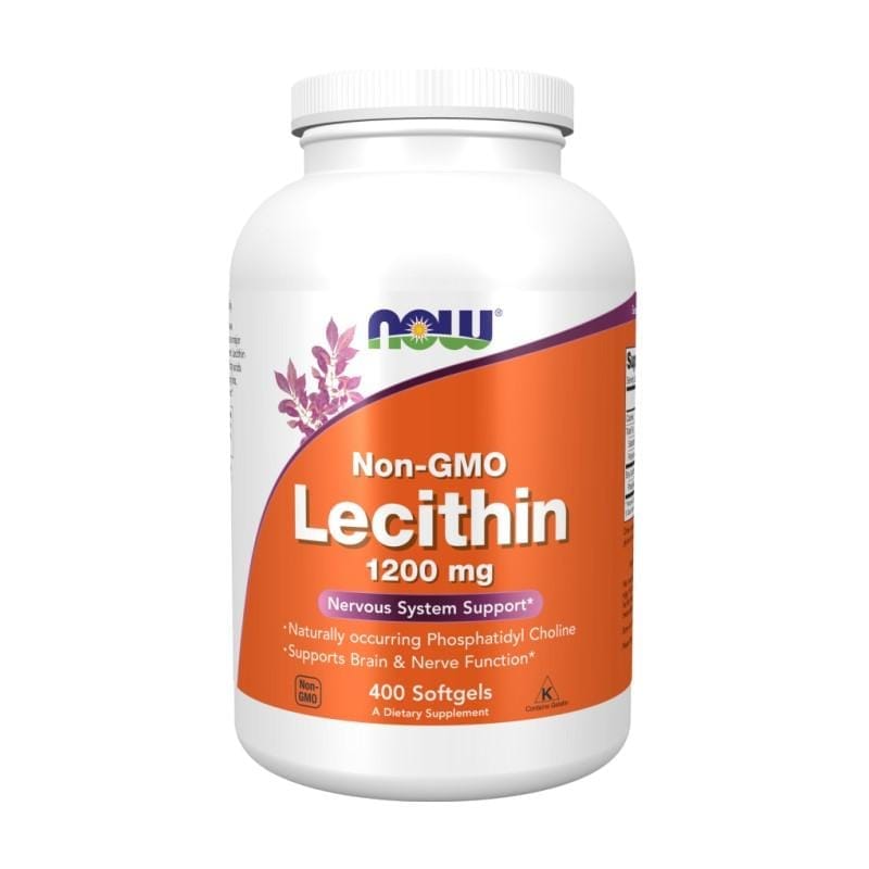 Lecitin 1200 mg NOW (400 měkkých kapslí)