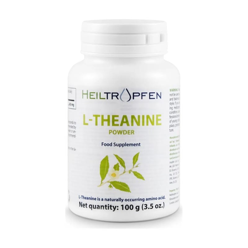 L-theanin v prášku Heiltropfen (100 g)