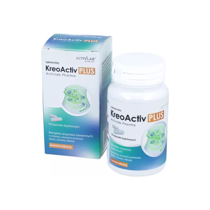 Trávicí enzymy – KreoActiv Plus Activlab Pharma (50 kapslí)