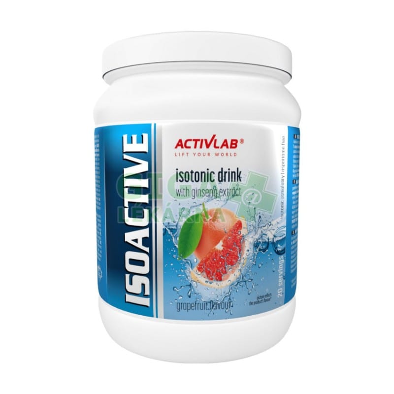 Izotonický nápoj s ženšenem a grapefruitem Isoactive Activlab (630 g)