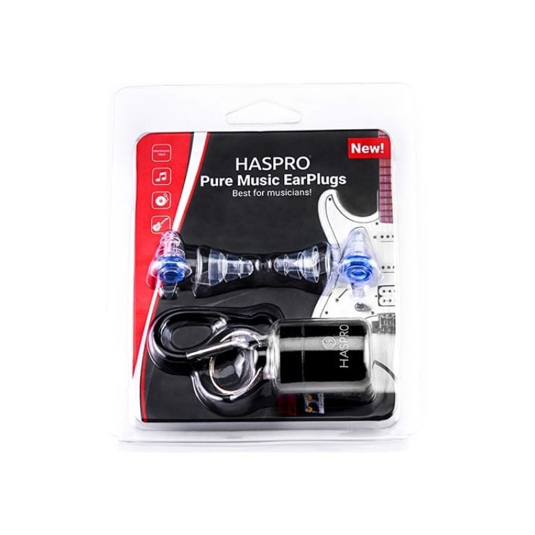 Špunty do uší pro hudebníky – silikonové Pure Music Haspro (2 páry S/M)