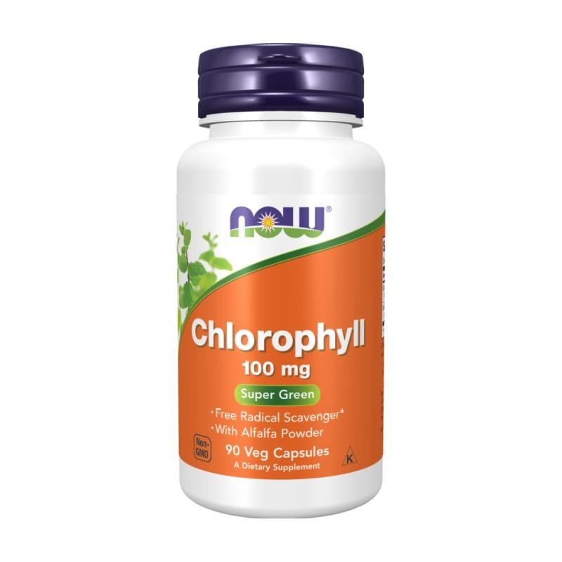 Chlorofyl NOW, 100 mg (90 kapslí)